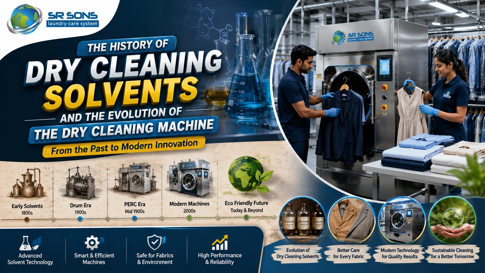 You are currently viewing The History of Dry Cleaning Solvents and the Evolution of the Dry Cleaning Machine